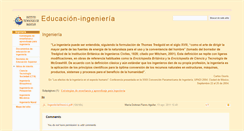 Desktop Screenshot of educacioneningenieria.itmazatlan.edu.mx